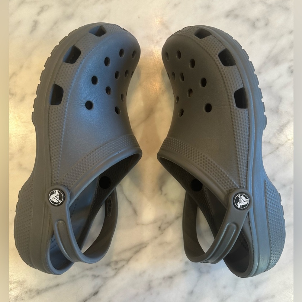 Crocs Classic Clog in Slate Grey - Size Men’s 9 / Women’s 11 - Picture 6 of 11